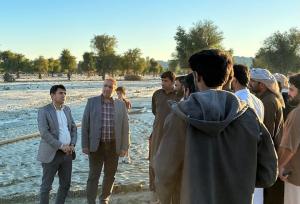 خسارت سنگین سیلاب به اراضی کشاورزی بندرجاسک