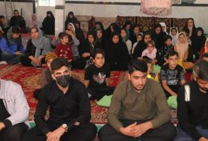 برگزاری مراسم سوگواری حضرت فاطمه زهرا (س) در روستای خانم‌آباد کامیاران