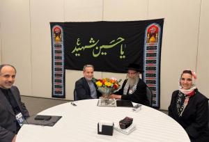 دیدار خاخام ضد صهیونیست با عراقچی در برزیل