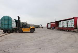 آغاز حمل ترکیبی محموله ترانزیتی تخته از روسیه به ترکیه در بندر کاسپین