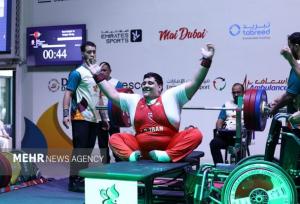 عنایت‌اللهی و اسحاق‌نیا به طلای پاراوزنه‌برداری رسیدند