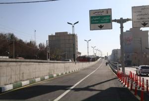 تقاطع غیرهمسطح شهدای خدمت شهرکرد افتتاح شد