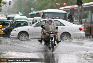 ترافیک سنگین در مشهد در پی نخستین بارش پاییزی