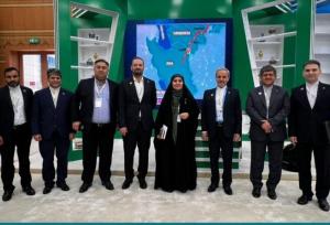 بازدید وزیر راه از غرفه ایران در اجلاس کشورهای محصور در خشکی