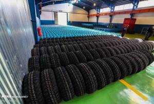 کشف بیش از یک هزار حلقه لاستیک خارجی قاچاق