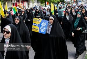 راهپیمایی بشارت نصر در هرمزگان برگزار می‌شود