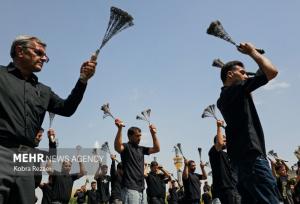جاماندگان پیاده‌روی اربعین حسینی تبریز به مقصد رسیدند