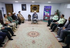 فرماندهان انتظامی آذربایجان‌شرقی با امام جمعه تبریز دیدار کردند