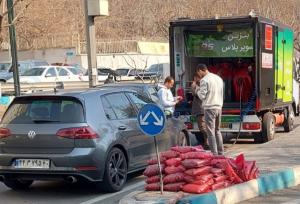 اولین تصویر از فروش بنزین سوپر وارداتی در تهران