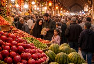 بازار روایتگر شور و شوق یلدایی