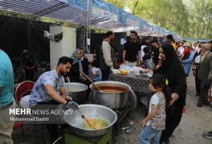 پنجمین جشنواره غذا به همت  مجمع خیرین سلامت ملایر برگزار شد