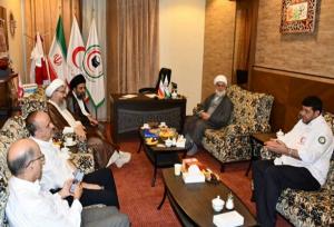 بازدید نمایندگان مراجع تقلید از مرکز پزشکی هلال احمر در مکه مکرمه