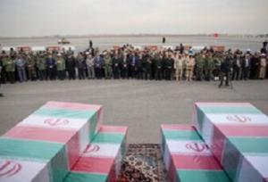 ورود پیکر ۴ شهید گمنام به سیستان و بلوچستان