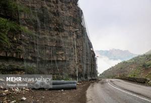 جاده کندوان بدون نظر مدیریت چالوس بازو بسته می شود