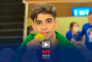 فیلم پیروزی ابوالفضل زندی برابر حریف روسی و کسب مدال طلا