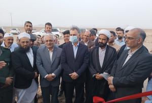 آئین افتتاح و بهره برداری از تأسیسات آبرسانی در خواف
