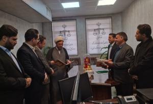 بازدید معاون قضایی رئیس قوه قضاییه از اداره ثبت اسناد و املاک خاتم