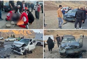 تصادف کوئیک و پژو در سنقر شش مجروح برجای گذاشت