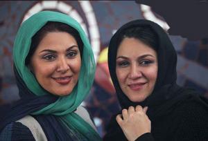 قاب دو خواهر مشهور سینمای ایران در یک مراسم