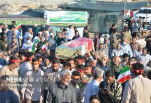 یک شهید گمنام در دهستان رهدار رودان آرام گرفت