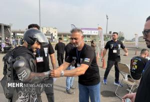 سومین دوره مسابقات اسلالوم موتور در رشت برگزار شد