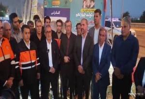 افتتاح و کلنگ زنی ۵۱ طرح راهداری و حمل و نقل جاده ای در گچساران