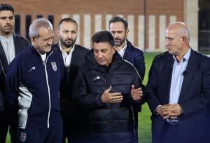 دیدار رئیس‌جمهور با بازیکنان و کادر فنی تیم ملی فوتبال