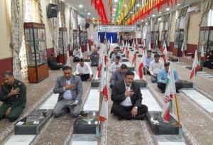 غبارروبی قبور مطهر شهدا دیلم به مناسبت روز کار و کارگر