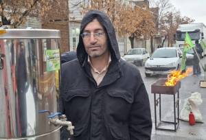 برپایی ایستگاه صلواتی به مناسبت میلاد امام زمان(عج) در سریش‌آباد