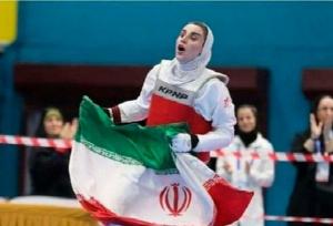 نسیبه شهبازی صاحب گردن آویز برنز شد