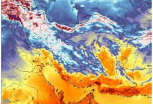 فعالیت موج بارش‌ها در کشور تا امروز؛ تشدید آلودگی هوا تا پایان هفته