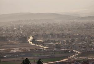 آلودگی هوا در ۱۰ شهر خوزستان