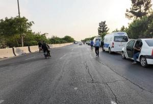 جمع‌آوری ۴۳ معتاد متجاهر در حاشیه بزرگراه آزادگان