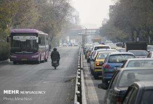 چتر آلودگی بر سر تبریز