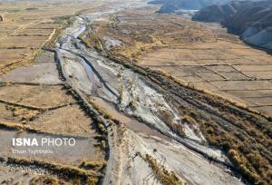 تصاویری غم‌انگیز از خشک شدن مهمترین رود غرب ایران