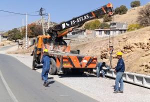 اصلاح و بهینه‌سازی شبکه‌های توزیع برق در ۸ روستای شهرستان فلارد   