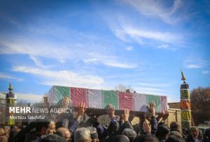 اعلام زمان خاکسپاری سرداران شهید حاجی زاده و باقری در بهشت زهرا(س)