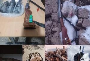 کشف و ضبط ۶ قبضه سلاح و ۱۰ تخلف زیست محیطی طی ۹ ماهه امسال در بویراحمد