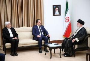 نخست وزیر عراق و هیأت همراه با رهبر انقلاب دیدار کردند