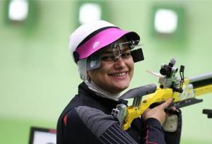 پایان کار نجمه خدمتی در تفنگ سه وضعیت قهرمانی جهان