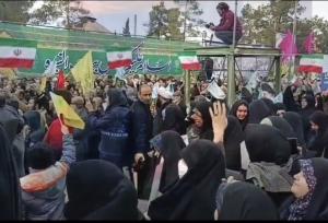 اجتماع مردم غیور و همیشه در صحنه سمنان به مناسبت یوم الله نهم