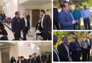 بازدید استاندار ایلام از روند برگزاری آزمون سراسری در دانشگاه ایلام