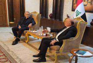 دیدار لاریجانی با وزیر خارجه عراق