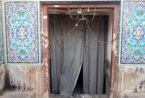 سرقت درِ تاریخی مسجد جامع خوزان؛میراث فرهنگی ورود کرد