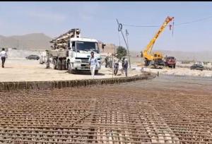 آغاز بتن‌ریزی پل تقاطع فراهان همزمان با روز ایثار و مقاومت اراک