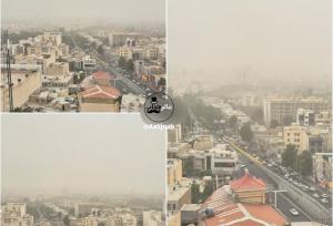 طوفان در تهران، کرج و قم و شاید جاهای دیگر