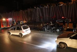 راننده پراید بر اثر برخورد با ماشین جاروب شهرداری در اصفهان جااخت