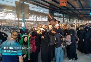 ۶ هزار نفر در هر ساعت از مرز مهران تردد می‌کنند