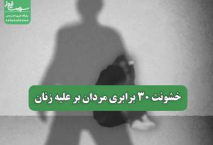 خشونت 30 برابری مردان بر علیه زنان