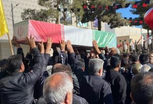 تشییع باشکوه ۹ شهید گمنام در شهر شهید پرور کرمان